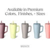 Picture of BrüMate Era 30 oz Tumbler with Handle and Straw | 100% Leakproof Insulated Tumbler with Lid and Straw | Made of Stainless Steel | Cup Holder Friendly Base | 30oz (Lilac Dusk)