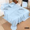 Picture of Utopia Bedding King Bed Sheets Set - 4 Piece Bedding - Brushed Microfiber - Shrinkage and Fade Resistant - Easy Care (King, Ice Blue)