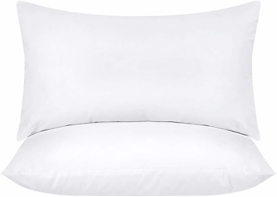 Picture of Utopia Bedding Throw Pillows Insert (Pack of 2, White) - 14 x 20 Inches Bed and Couch Pillows - Indoor Decorative Pillow