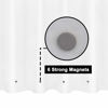 Picture of Barossa Design Extra Long Shower Curtain Liner with 6 Magnets - 72" x 84" XL, Waterproof PEVA Shower Liner for Bathroom, PVC Free, Metal Grommets - Frost, 72x84