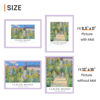 Picture of upsimples 12x16 Picture Frame, Display Pictures 8.5x11 with Mat or 12x16 Without Mat, Wall Hanging Photo Frame, Purple, 1 Pack