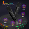 Picture of Karaoke Machine for Kids Adults, Portable Bluetooth Mini Karaoke Microphone Singing Speaker with 2 Wireless Mic and Light,Toys for All Smartphones,Birthday, Family,Home Party (Black)