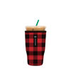 Picture of Sok It Java Sok Iced Coffee & Cold Soda Insulated Neoprene Cup Sleeve (Buffalo Check, Large: 30-32oz)
