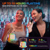 Picture of Karaoke Machine for Kids Adults, Portable Bluetooth Mini Karaoke Microphone Singing Speaker with 2 Wireless Mic and Light,Toys for All Smartphones,Birthday, Family,Home Party (Gold)