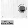 Picture of BAROSSA Design 54 inch Wide Stall Shower Curtain Liner with 3 Magnets - PEVA, Waterproof, PVC Free, Metal Grommets, Clear, 54x72