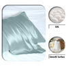 Picture of Natural Mulberry Silk Pillowcase for Hair and Skin Queen Size 20"X30" Case with Hidden Zipper Soft Breathable Smooth Cooling Pillow Covers for Sleeping(Haze Blue,1Pcs)