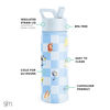 Picture of Simple Modern Bluey Kids Water Bottle with Straw Lid | Reusable Insulated Stainless Steel Cup for Boys and Girls, School | Summit Collection | 18oz, Checkmate