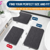 Picture of OLANLY Bathroom Rugs 30x20, Extra Soft Absorbent Chenille Bath Rugs, Rubber Backing Quick Dry, Machine Washable Bath Mats for Bathroom Floor, Tub and Shower, Home Decor Accessories, Dark Grey