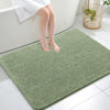 Picture of OLANLY Bathroom Rugs 40x32, Extra Soft Absorbent Chenille Bath Rugs, Rubber Backing Quick Dry, Machine Washable Bath Mats for Bathroom Floor, Tub and Shower, Home Decor Accessories, Sage Green
