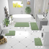 Picture of OLANLY Bathroom Rugs 40x32, Extra Soft Absorbent Chenille Bath Rugs, Rubber Backing Quick Dry, Machine Washable Bath Mats for Bathroom Floor, Tub and Shower, Home Decor Accessories, Sage Green