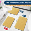 Picture of OLANLY Bathroom Rugs 30x20, Extra Soft Absorbent Chenille Bath Rugs, Rubber Backing Quick Dry, Machine Washable Bath Mats for Bathroom Floor, Tub and Shower, Home Decor Accessories, Yellow