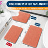 Picture of OLANLY Bathroom Rugs 30x20, Extra Soft Absorbent Chenille Bath Rugs, Rubber Backing Quick Dry, Machine Washable Bath Mats for Bathroom Floor, Tub and Shower, Home Decor Accessories, Coral
