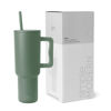Picture of Simple Modern 40 oz Tumbler with Handle and Straw Lid | Insulated Cup Reusable Stainless Steel Water Bottle Travel Mug Cupholder Use | Gifts for Women Men Him Her | Trek Collection | Olive Grove