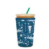 Picture of Sok It Java Sok Iced Coffee & Cold Soda Insulated Neoprene Cup Sleeve (Happy Sharks, Medium: 22-28oz)