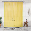 Picture of Barossa Design Clear Yellow Shower Curtain Liner - Premium PEVA Shower Liner with 3 Magnets & Metal Grommets, Waterproof Lightweight Standard Size Curtains for Bathroom - Translucent Yellow