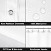 Picture of Clawfoot Tub Shower Curtain Liner with 12 Magnets - 180" W x 60" H Short PEVA Shower Curtain Wrap Around for Bathroom, Waterproof PVC Free & Metal Grommets - Frosted, 180x60