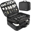 Picture of MATEIN Cord Organizer Bag, Large Electronics Organizer Travel Case Cable Storage for Electronic Accessories, Shockproof Portable Double Layer Tech Bags for Power Bank, Charging, Tablet(Up to 12.1inch)