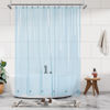 Picture of Barossa Design Clear Blue Shower Curtain Liner - PEVA Heavy Duty Shower Liner with 6 Magnets and Metal Grommets, 72" x 72" Waterproof Shower Curtains for Bathroom - Clear Blue