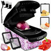 Picture of Fullstar Vegetable Chopper - Food Chopper - Onion Chopper - Vegetable Slicer & Spiralizer - Veggie Chopper with Container - Kitchen Gadgets - Home Essentials - Kitchen Accessories (2 in 1, Black)
