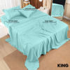 Picture of Utopia Bedding King Bed Sheets Set - 4 Piece Bedding - Brushed Microfiber - Shrinkage and Fade Resistant - Easy Care (King, Spa Blue)