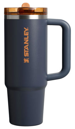 Picture of Stanley Quencher ProTour Flip Straw Tumbler with Leakproof Lid 30 oz | Built-In Straw & Handle | Cupholder Compatible for Travel | Insulated Stainless Steel Cup | BPA-Free | Twilight