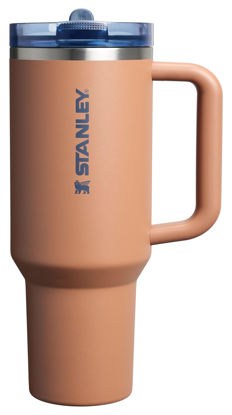 Picture of Stanley Quencher ProTour Flip Straw Tumbler with Leakproof Lid 40 oz | Built-In Straw & Handle | Cupholder Compatible for Travel | Insulated Stainless Steel Cup | BPA-Free | Toast