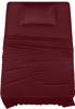 Picture of Utopia Bedding Twin Bed Sheets Set - 3 Piece Bedding - Brushed Microfiber - Shrinkage and Fade Resistant - Easy Care (Twin, Burgundy)