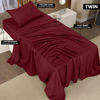 Picture of Utopia Bedding Twin Bed Sheets Set - 3 Piece Bedding - Brushed Microfiber - Shrinkage and Fade Resistant - Easy Care (Twin, Burgundy)