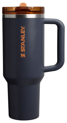 Picture of Stanley Quencher ProTour Flip Straw Tumbler with Leakproof Lid 40 oz | Built-In Straw & Handle | Cupholder Compatible for Travel | Insulated Stainless Steel Cup | BPA-Free | Twilight