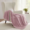Picture of Bedsure Pink Fleece Blanket for Couch - GentleSoft Cozy Soft Blankets for Women, Cute Small Throws for Girls, 50x70 Inches