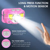 Picture of LHKNL Headlamp Flashlight, 1200 High Lumen Bright LED Rechargeable Headlight with White Red Light, 2-Pack Waterproof Motion Sensor Head Lamp, 8 Mode for Camping Running Hiking Fishing Gear- Pink