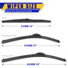 Picture of 3 wipers Replacement for 2010-2015 Lexus RX450h/2010-2015 Lexus RX350, Windshield Wiper Blades Original Equipment Replacement - 26"/22"/16" (Set of 3) U/J HOOK