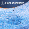Picture of OLANLY Bathroom Rugs Mat 36x24, Extra Soft Absorbent Microfiber Bath Rugs, Rubber Backing, Quick Dry, Washable Bath Mats for Bathroom Floor, Tub, Shower and Home Decor Accessories, Light Royal Blue