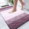 Picture of OLANLY Bathroom Rugs Mat 30x20, Extra Soft Absorbent Microfiber Bath Rugs, Rubber Backing, Quick Dry, Machine Washable Bath Mats for Bathroom Floor, Tub, Shower and Home Decor Accessories, Mauve