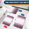 Picture of OLANLY Bathroom Rugs Mat 30x20, Extra Soft Absorbent Microfiber Bath Rugs, Rubber Backing, Quick Dry, Machine Washable Bath Mats for Bathroom Floor, Tub, Shower and Home Decor Accessories, Mauve
