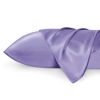 Picture of Bedsure King Size Satin Pillowcase Set of 2 - Lilac Silky Pillow Cases for Hair and Skin 20x36 Inches, Pillow Covers with Envelope Closure, Similar to Silk Pillow Cases, Gifts for Women Men