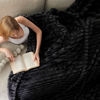 Picture of Bedsure King Size Blanket for Bed - GentleSoft Cozy Soft Blankets for Women, Cute Large Fleece Throws for Girls, Black, 108x90 Inches