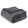 Picture of Bedsure Grey Fleece Blanket for Couch - GentleSoft Cozy Soft Blankets for Women, Cute Small Throws for Girls, 50x70 Inches