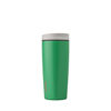 Picture of Owala SmoothSip Slider Insulated Stainless Steel Coffee Tumbler, Reusable Iced Coffee Cup, Hot Coffee Travel Mug, BPA Free 20 oz, Grey/Green (Sour Apple)