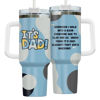 Picture of 34HD Father Day Dad Gifts from Daughter Son Wife, Dad 40 Oz Tumbler with Handle and Straw, Funny Gifts for New Dad Bonus Dad Stepdad Papa Father in Law Husband