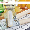 Picture of KitchenAid Classic Multifunction Can Opener and Bottle Opener Easy to Use, Razor Sharp Stainless Steel Cutting Wheel, Soft Ergonomic Handles, Almond Cream
