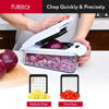 Picture of Fullstar Vegetable Chopper - Food Chopper - Onion Chopper - Vegetable Slicer & Spiralizer - Veggie Chopper with Container - Kitchen Gadgets - Home Essentials - Kitchen Accessories (All in 1, White)