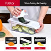 Picture of Fullstar Vegetable Chopper - Food Chopper - Onion Chopper - Vegetable Slicer & Spiralizer - Veggie Chopper with Container - Kitchen Gadgets - Home Essentials - Kitchen Accessories (All in 1, White)