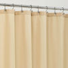 Picture of ALYVIA SPRING Stall Fabric Shower Curtain Liner Waterproof - Soft & Lightweight Small Shower Curtain with Magnets for Narrow Stall Size, Machine Washable - 36x72, Khaki