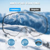 Picture of findway Ski Goggles OTG - Over Glasses Snow/Snowboard Goggles for Men, Women & Youth - 100% UV Protection