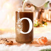 Picture of Coolife Initial Glass Cup, Monogrammed Gifts for Women, 16 oz Glass Cups w/Lids Straws, Iced Coffee, Smoothie Beer Glass Tumbler w/Straw Lid, Personalized Christmas, Birthday Gifts for Her Mom Friend