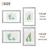 Picture of upsimples 8x12 Picture Frame, Display Pictures 6x8 with Mat or 8x12 Without Mat, Wall Hanging Photo Frame, Gray, 1 Pack