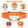 Picture of LHKNL Headlamp Flashlight,1200 Lumen Ultra-Light Bright LED Rechargeable Headlight with White Red Light,2-Pack Waterproof Motion Sensor Head Lamp,8 Mode for Outdoor Camping Running Fishing- Orange