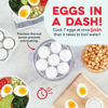 Picture of DASH Rapid Egg Cooker: 7 Egg Capacity Electric Egg Cooker for Hard Boiled Eggs, Poached Eggs, Scrambled Eggs, or Omelets with Auto Shut Off Feature - Lavender
