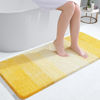 Picture of OLANLY Bathroom Rug Mat 44x24, Extra Soft and Absorbent Microfiber Bath Rugs, Non-Slip Plush Shaggy Bath Carpet Runner, Machine Wash Dry, Bath Mats for Bathroom Floor, Tub and Shower, Yellow